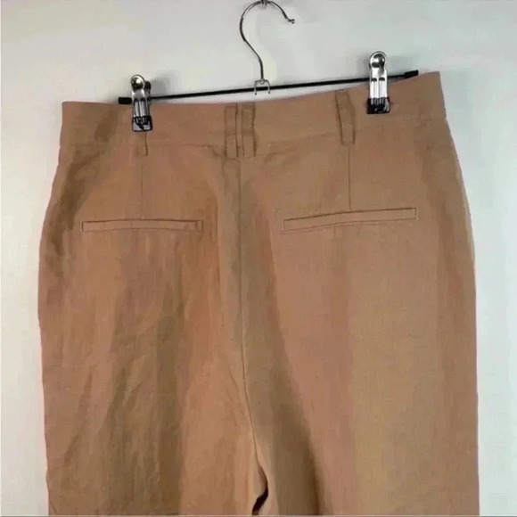 Rag & Bone Tan Dark Khaki Ivy Wide Leg Ankle Length Culotte Pant - Picture 5 of 10